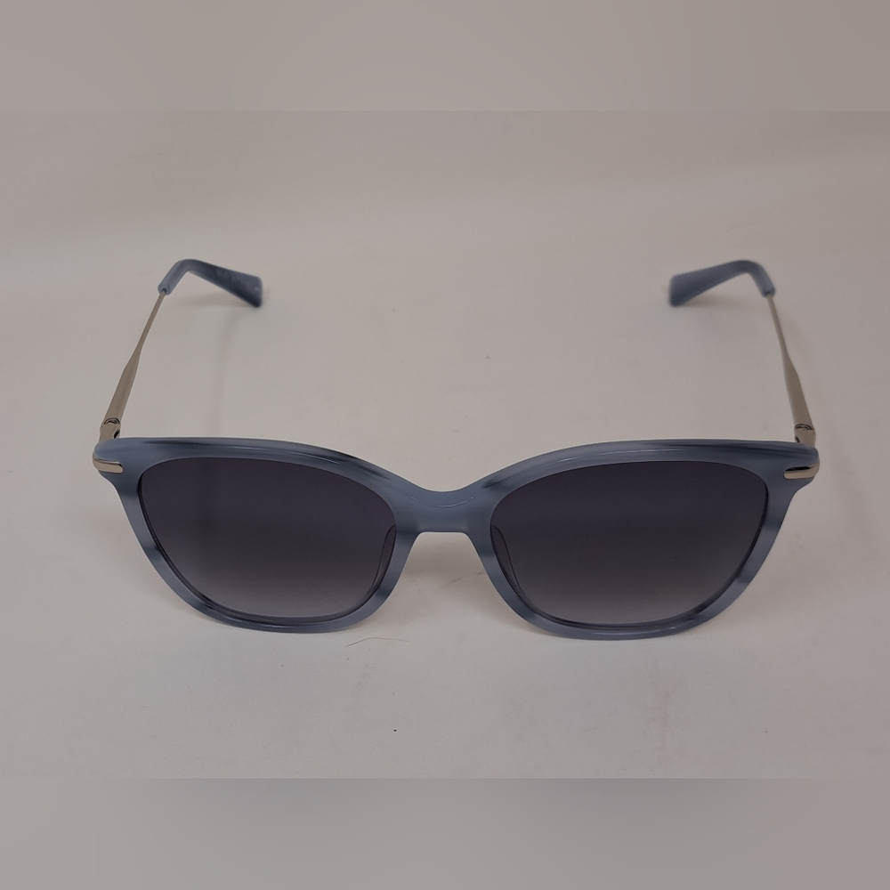 Longchamp Women's Sunglasses Marble Blue Gradient Square LO660S 421 54-17-140 - Picture 12 of 16